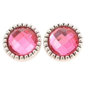 Studs - PINK / SILVER